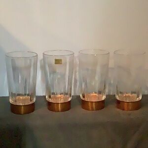 Arcoroc Coppercraft Guild set of 4 glasses